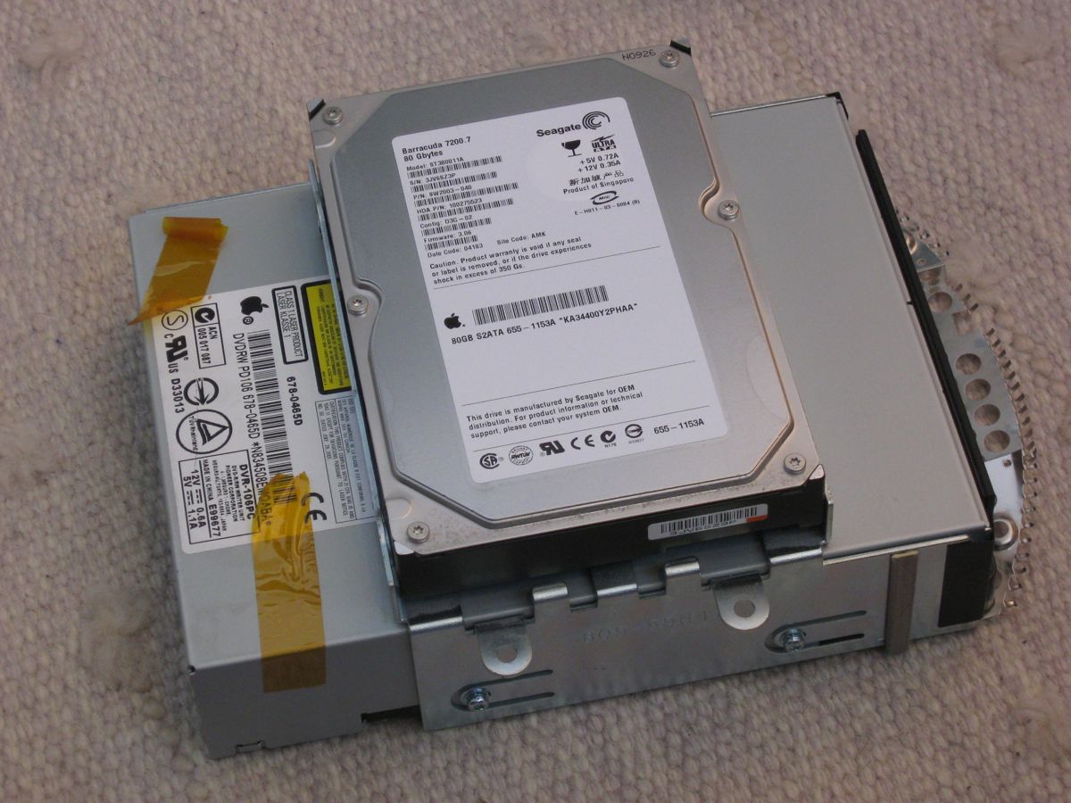 iMac G4 1.25 GHz levyasemien kehikko